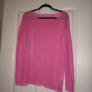 LIlly Pulitzer Long Sleeve Linen Top